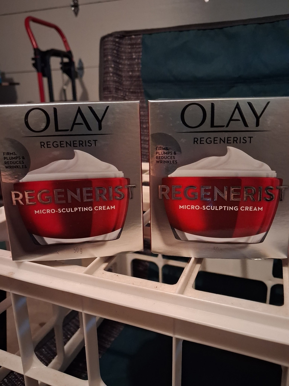 OLAY Regenerist Micro-Sculpting Cream - 2 Boxes Of 50g Exp 06/27